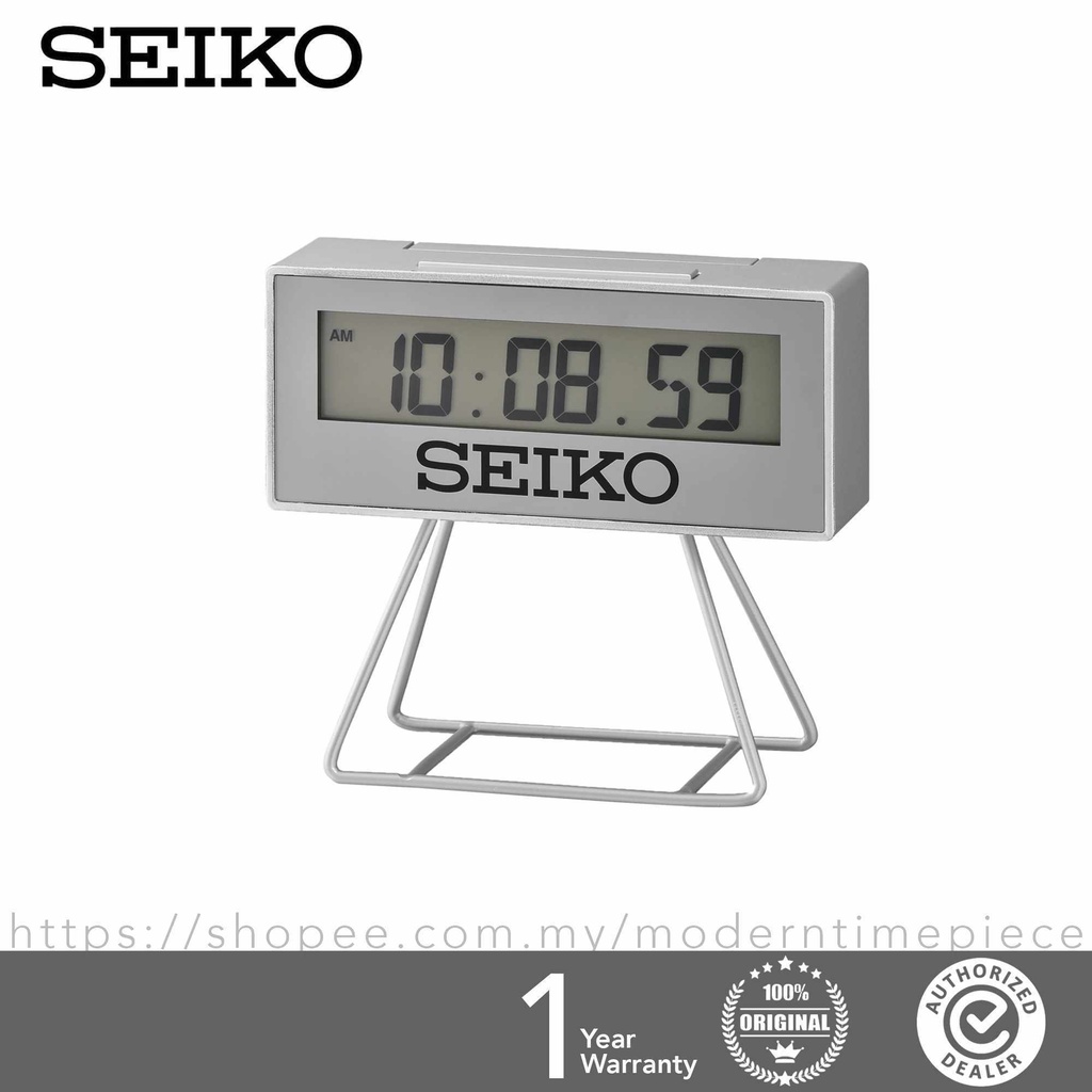 NEW & ORIGINAL SEIKO QHL087S QHL087A (QHL087)Table Clock Mini Marathon
