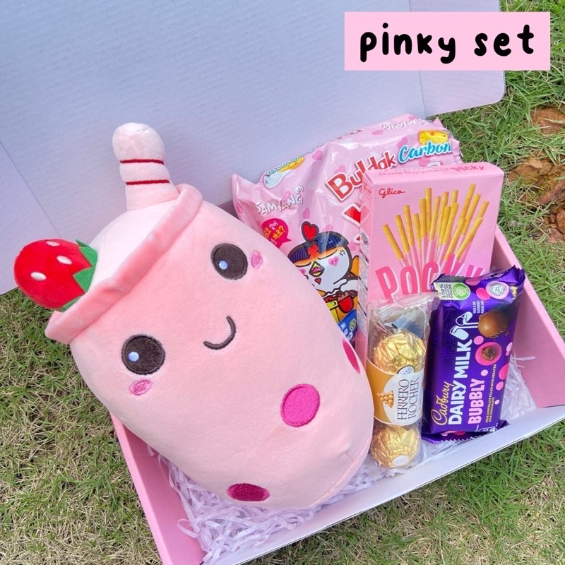 Gift Box Suprise Box Chocolate Boba Milk Tea with LED for suprise gift