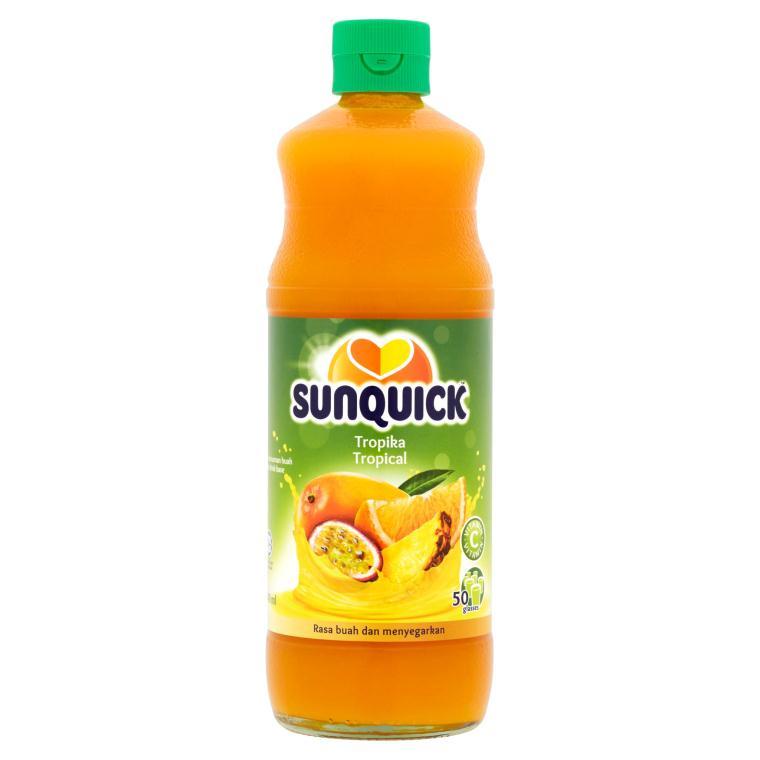 Sunquick Tropical Fruit Drink Base 840ml Shopee Malaysia