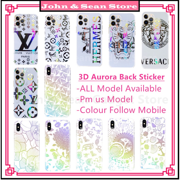 3D Aurora Colourful Hydrogel Back Sticker for Samsung Galaxy M53 M52