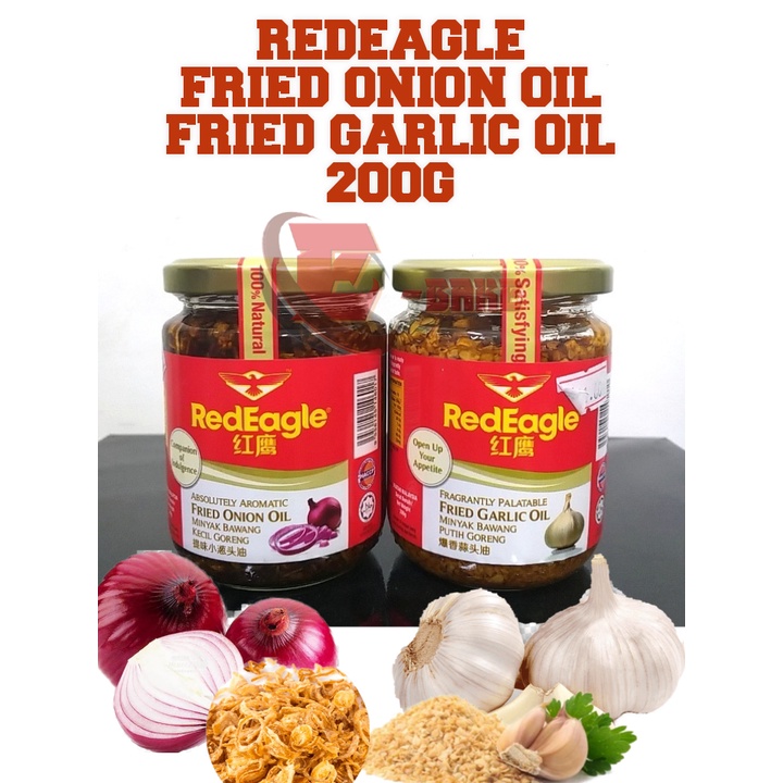RED EAGLE FRIED ONION OIL FRIED GARLIC OIL 200G HALAL Shopee