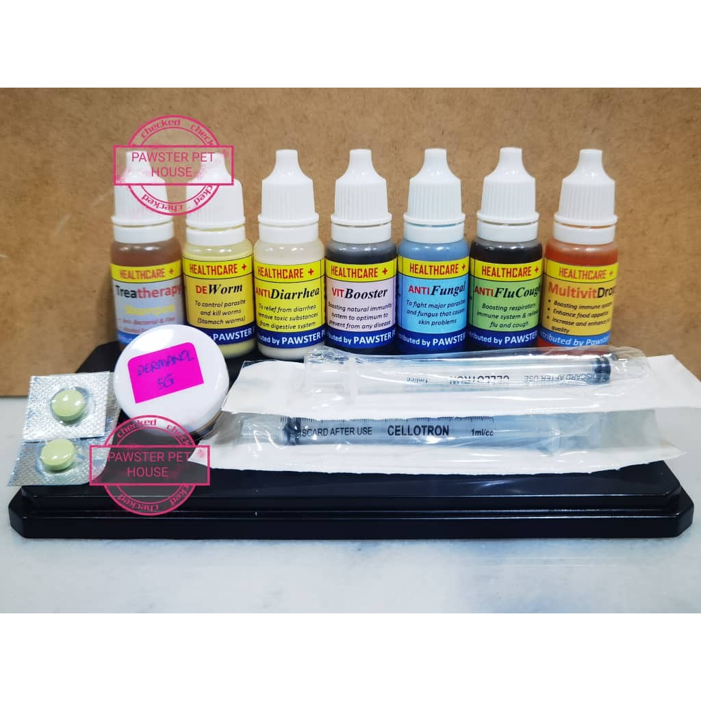 [Pawster] TRAVEL SET UBAT KECEMASAN UNTUK KUCING / ANJING EMERGENCY SET