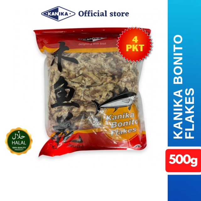 Wholesale Kanika Dried Bonito Flakes (Tuna Bonito)500GMX4PKT Shopee