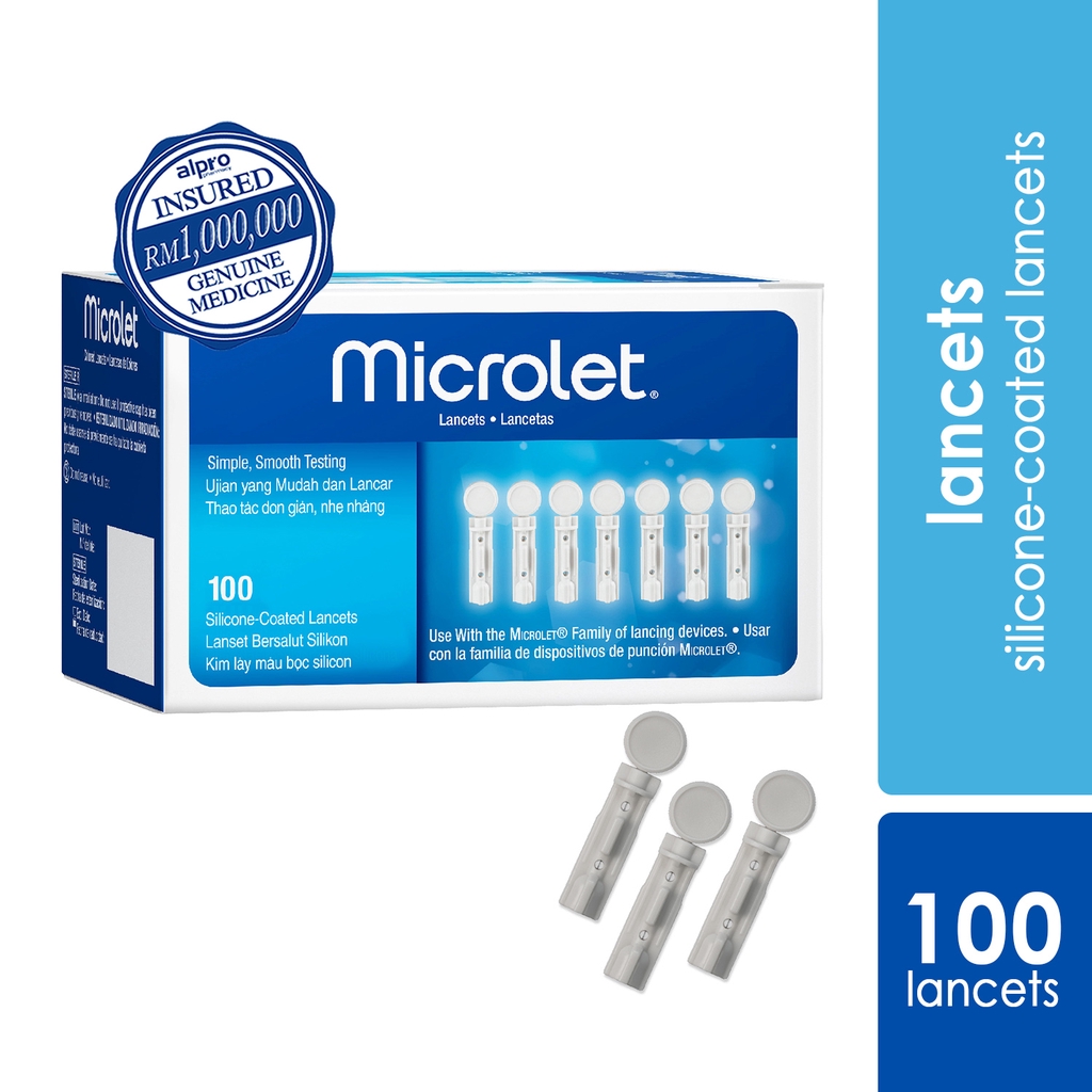 Microlet Lancet (100s) Exp Date 08/2024 Shopee Malaysia
