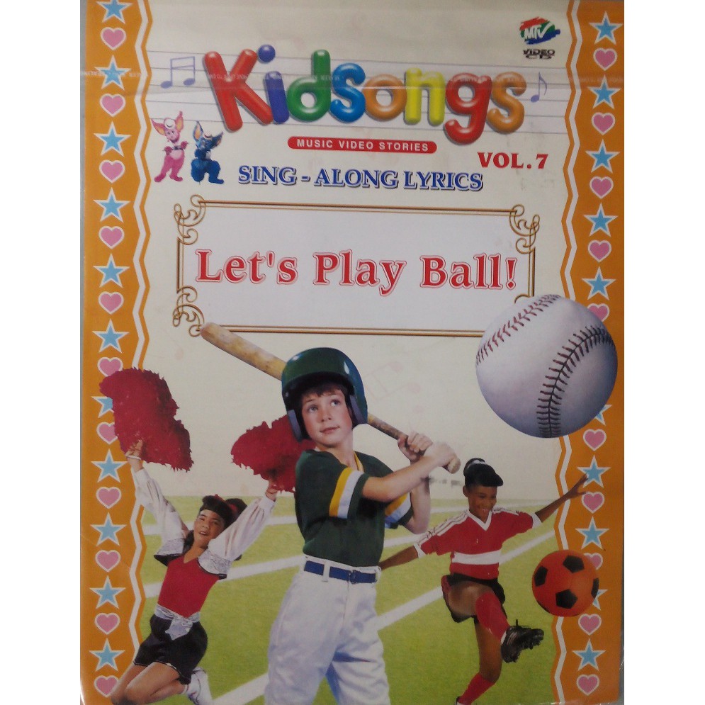 Kidsongs Sing Along Lyrics Let's Play Ball Vol.7 VCD Shopee Malaysia