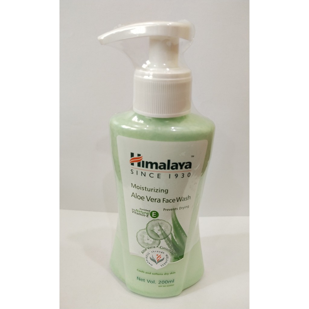 Himalaya Moisturizing Aloe Vera Face Wash 200ML Shopee Malaysia