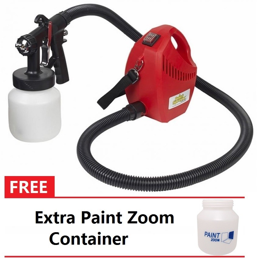 Paint Sprayer Pro Spray Gun FREE Extra Paint Zoom Container GBHL