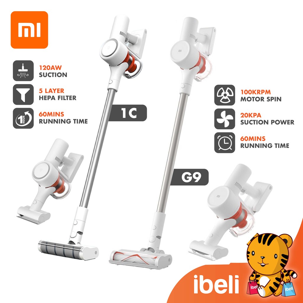 Xiaomi Handheld Wireless Handheld Vacuum Cleaner G9 / 1C 20kPa High Power Suction Vacuum