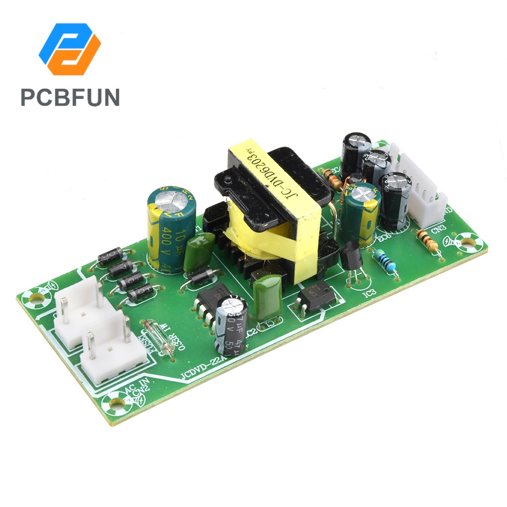 pcbfun EVD/DVD Universal Switching Power Supply Board +5v/+12v/12v Circuit Module Power Supply
