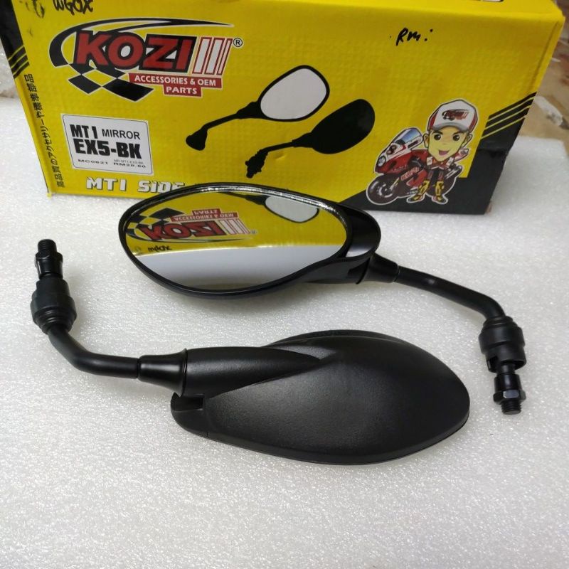 Side mirror cermin motor (design y125z) for honda demak ex5 ex90 wave