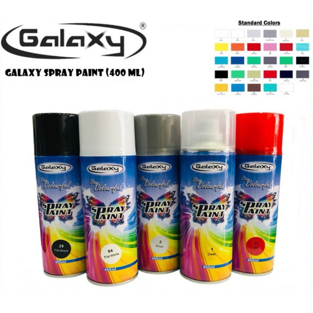 GALAXY Spray Paint 400ml (Standard Colour) Shopee Malaysia