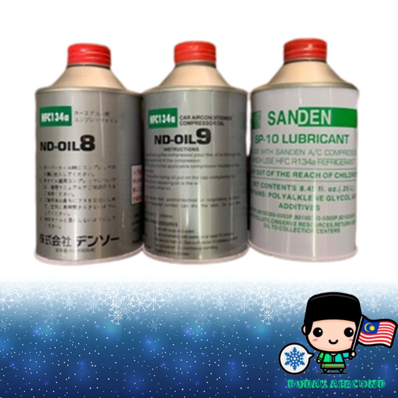 RM9.99 OIL ND8 *100% ORIGINAL* R134a ND - OIL ND8 / ND9 250CC r134