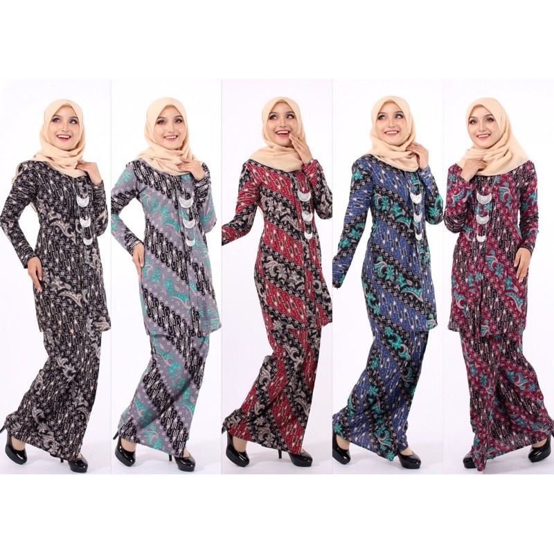 KEBAYA BATIK BALI . KEBAYA COTTON MODEN . KEBAYA MODEN BUNGA . KEBAYA