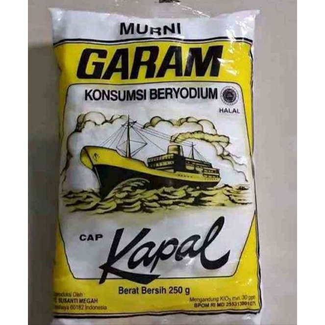 250gr Ship CAP Salt 250gr BERYODIUM / Boat Salt 250gr / Salt CAP Ship
