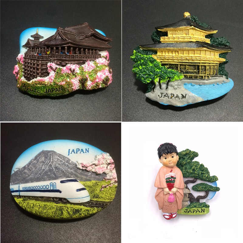 Japan Landscape Fujiyama Fridge Kitchen Decor Resin Tokyo