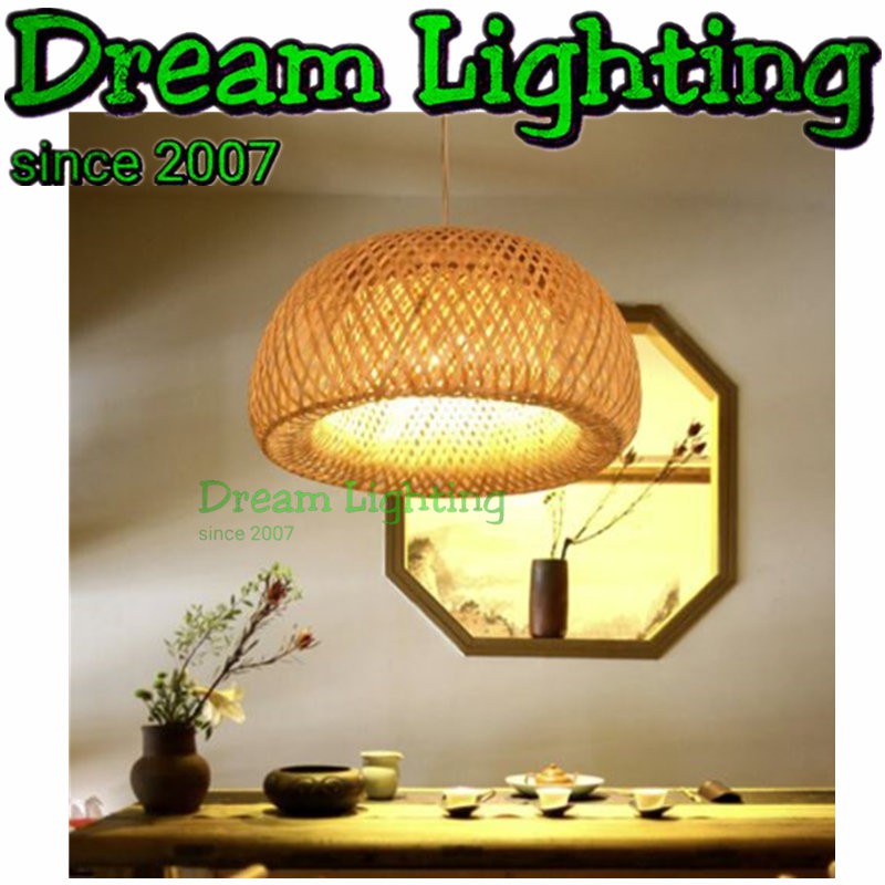 Dream Lighting / Japanese Style Modern Bamboo Pendant Lights / Lampu