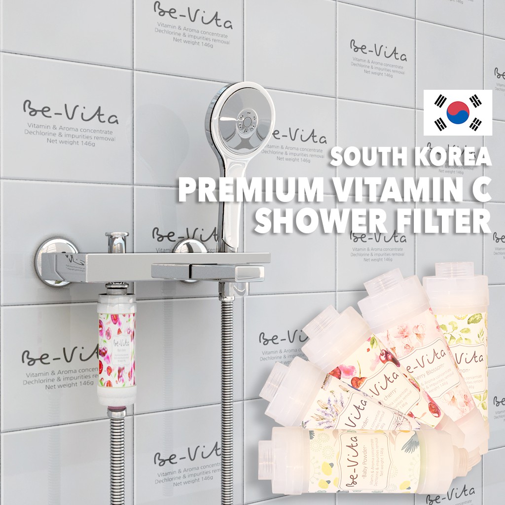 Shower Filter with Vitamin C from South Korea BEVITA (shower with love