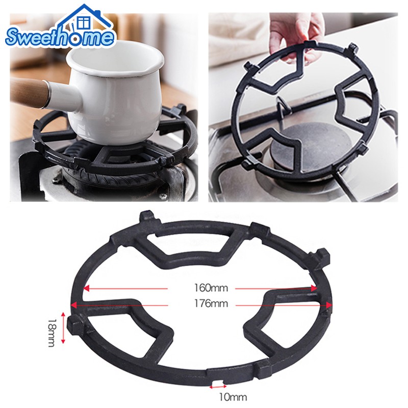 Durable Gas Stove Bracket Nonslip Pan Support Rack Stand for Burner