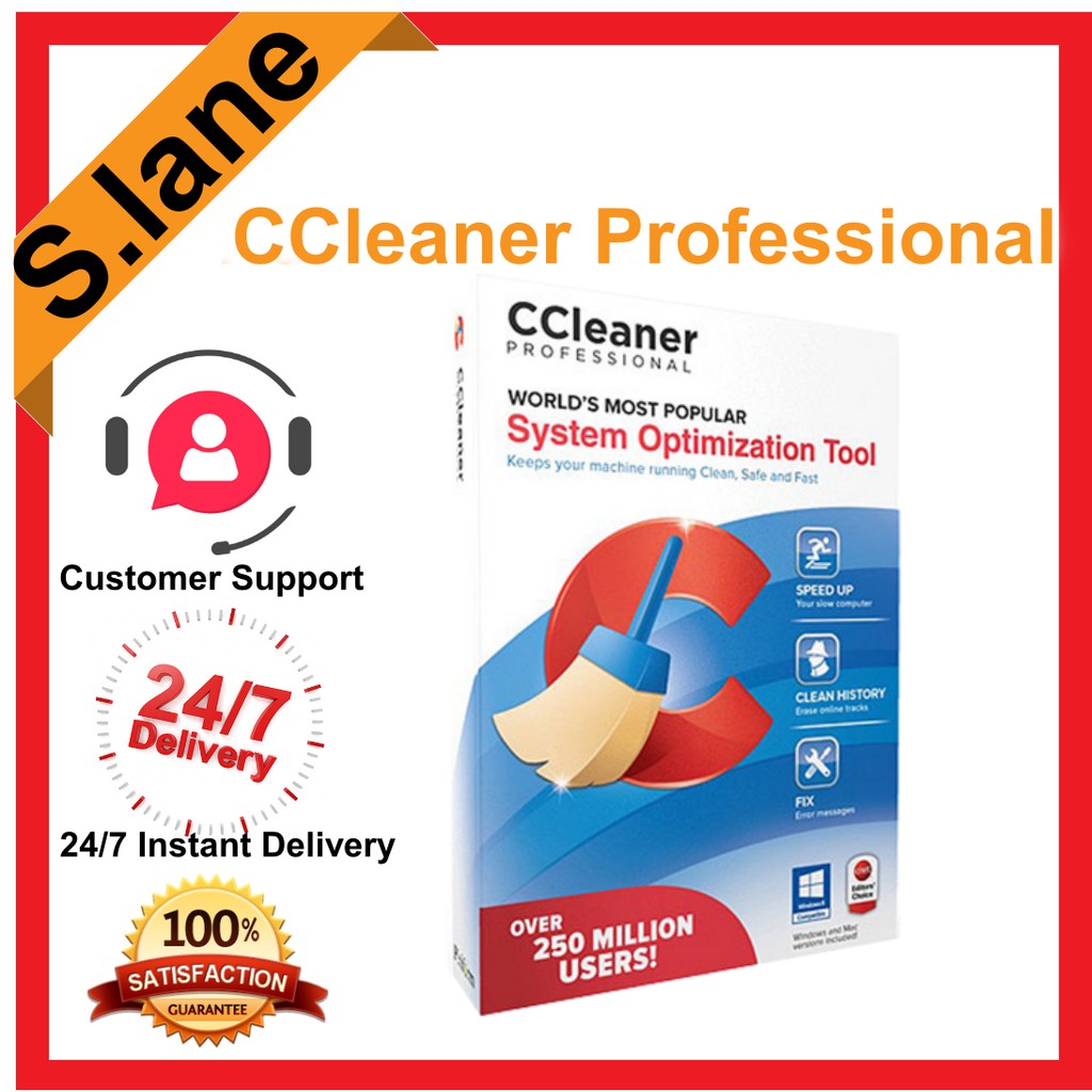 CCleaner Professional 2021 Window 10/8/7 Shopee Malaysia