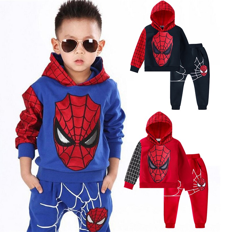 Boys' Fancy Dress Boys Kids Toddler Super Hero Fancy Spiderman Cosplay