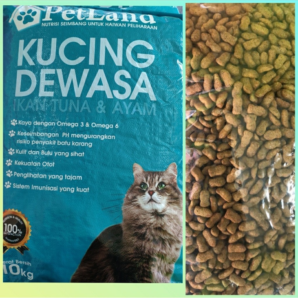 PetLand Chicken & Tuna Cat Food (Repack 1kg) Shopee Malaysia