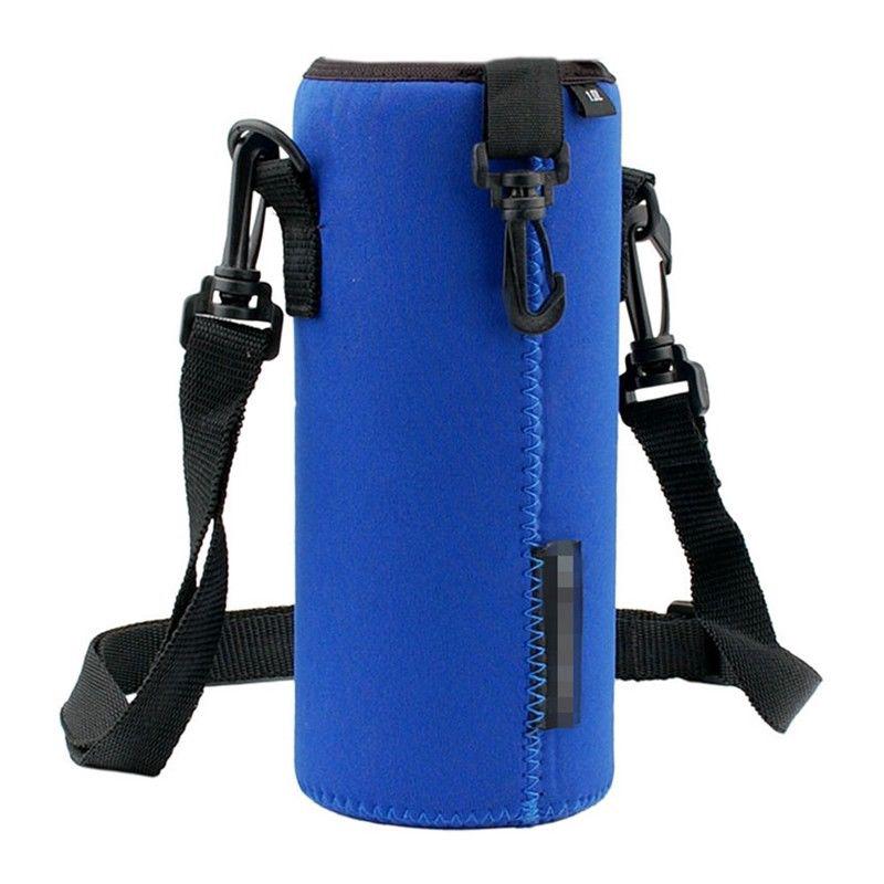 1000ML Water Bottle Carrier Insulated Cover Bag Holder Strap Sport
