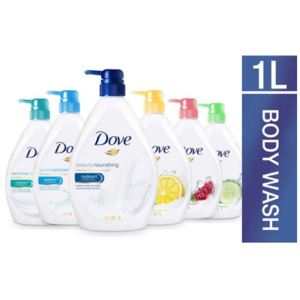 Dove Body Wash Shower Gel 1Litre Shopee Malaysia