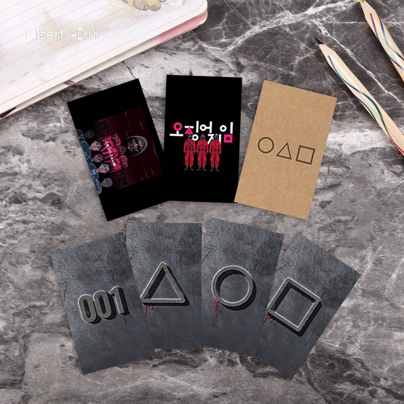Liberty 20Pcs/set Squid Game LOMO Card Photocard Paper