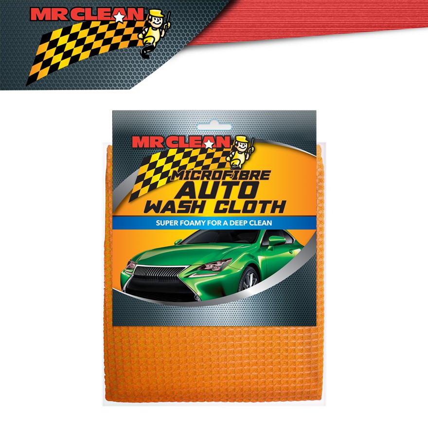 Mr Clean Car Wash Microfiber Cloth Shopee Malaysia