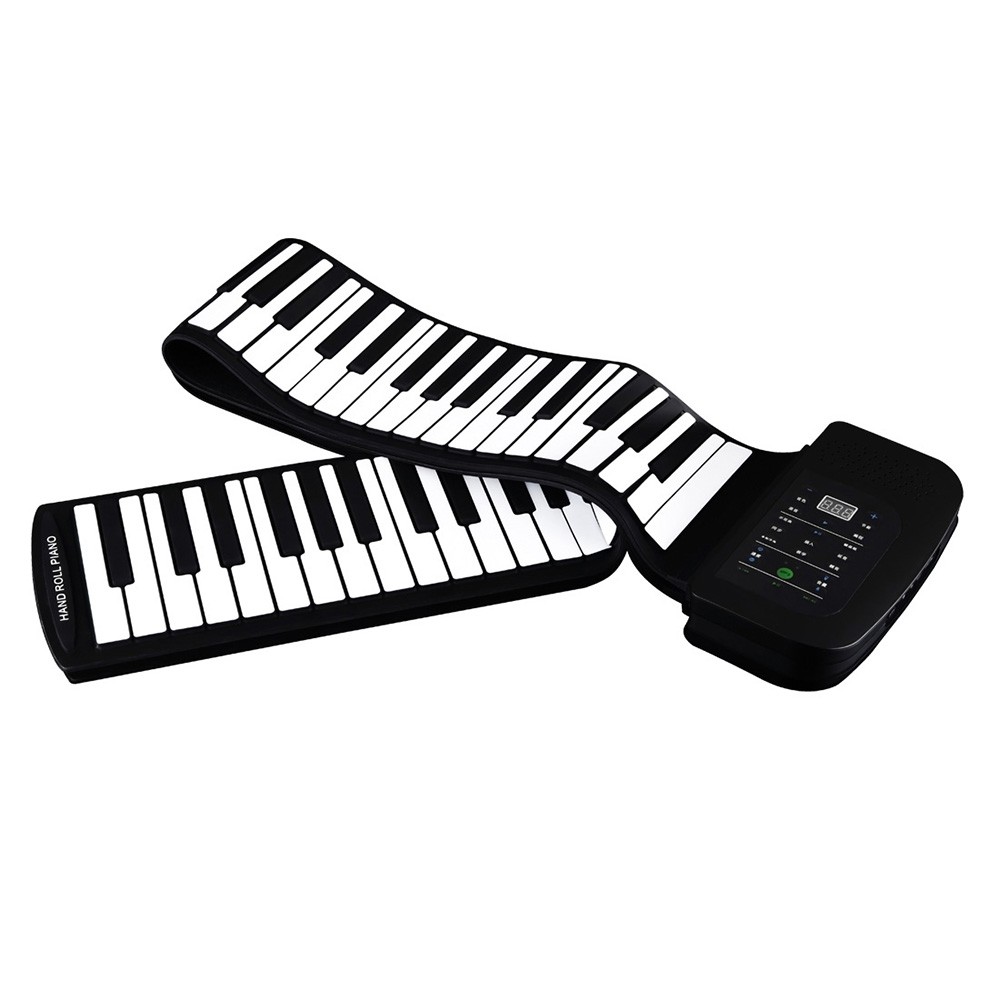 88 Key Silicone Flexible Roll Up Piano Foldable Keyboard Handrolling Piano Shopee Malaysia