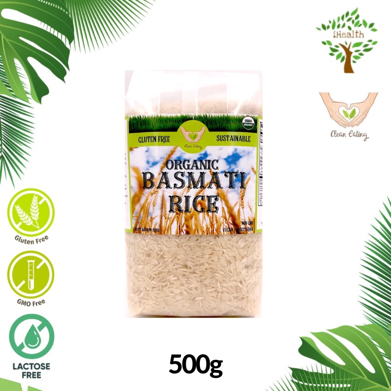 Clean Eating Organic Basmati Brown Rice *Gluten Free/Beras Basmati