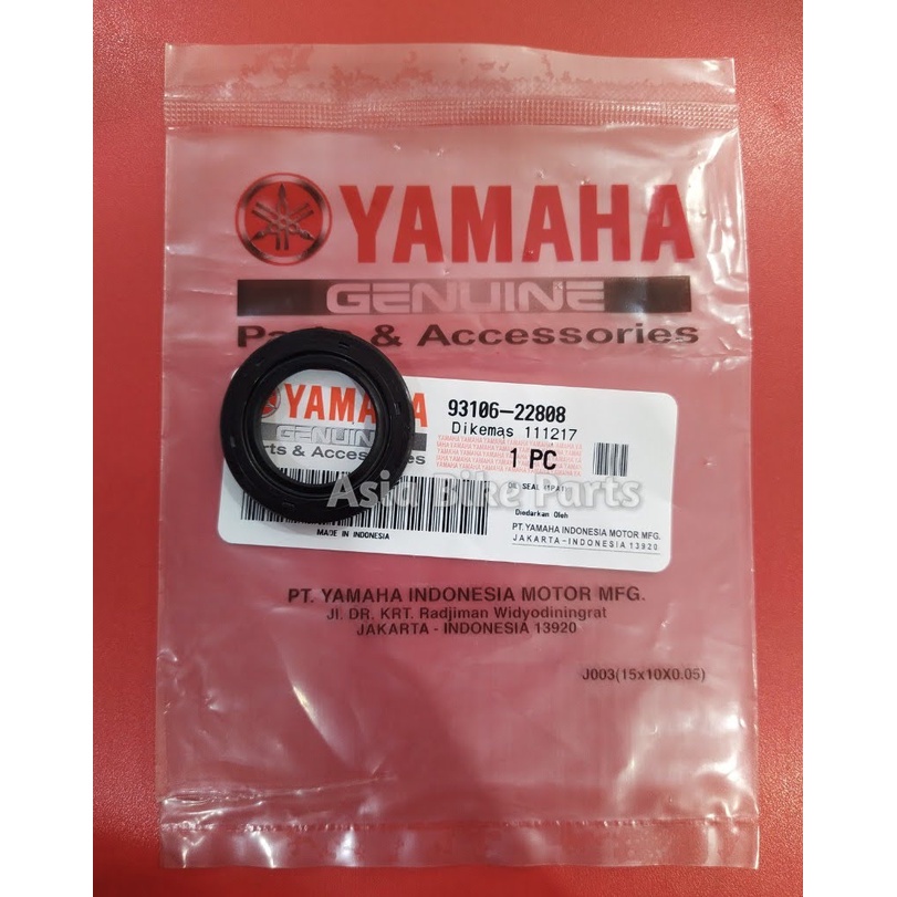 Yamaha Original Y15ZR Y16ZR Rear Wheel Oil Seal / Oil Seal Rim Belakang