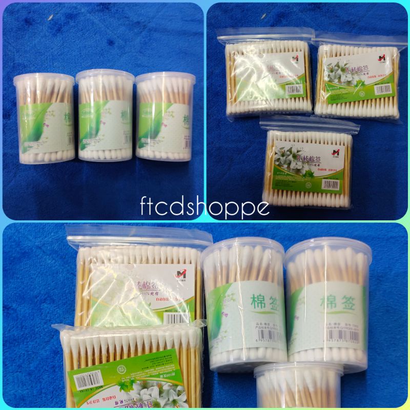 COTTON BUD / PUTIK KAPAS Batang Kayu ( 100 Pcs ) Shopee Malaysia