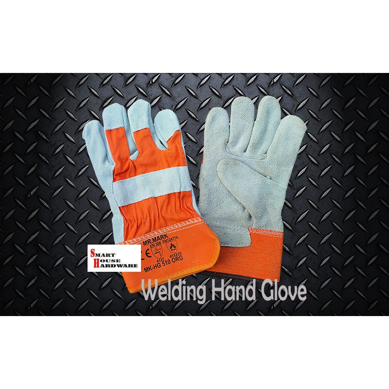 10.5" LEATHER GLOVE WELDING GLOVE (SARUNG TANGAN WELDING) Shopee Malaysia