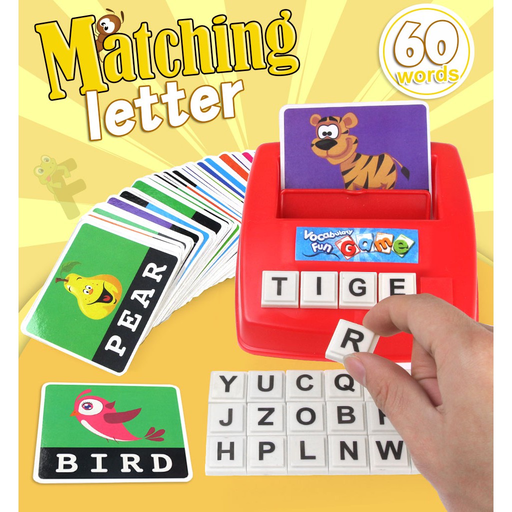 Kids Spelling Word Games English Word Puzzle Alphabet