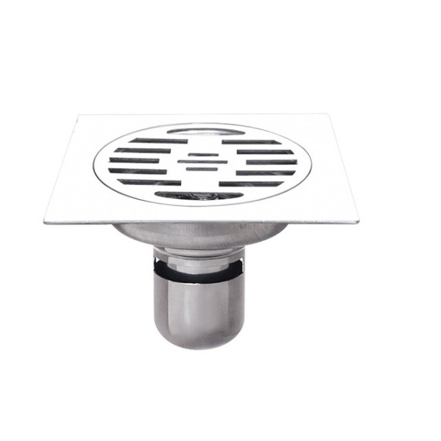 Floor Drain 15cm Traps 304 Stainless Steel Bathroom Shower Drain Cover
