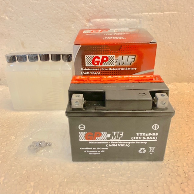 Maintenance Free Dry Cell GP Battery YTZ5 Shopee Malaysia