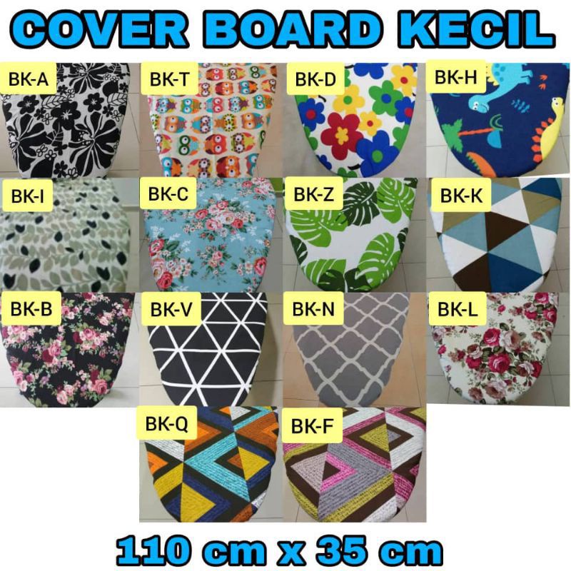 COVER IRON BOARD SAIZ KECIL (110cm x 35cm) Shopee Malaysia