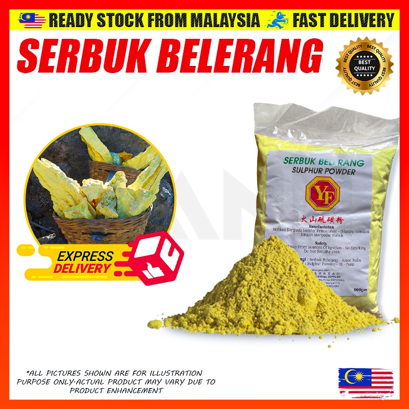 Serbuk Belerang / Sulphur Powder Snake Repellent Snake Repeller