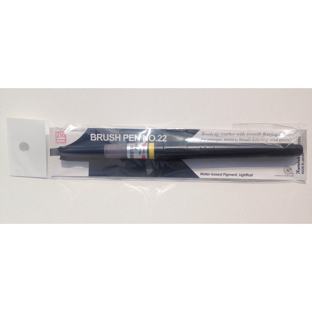 KURETAKE ZIG Cartoonist Brush Pen No.22 Shopee Malaysia