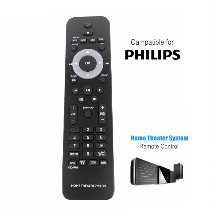 Philips Home Theater System LCD TV Remote Control Shopee Malaysia