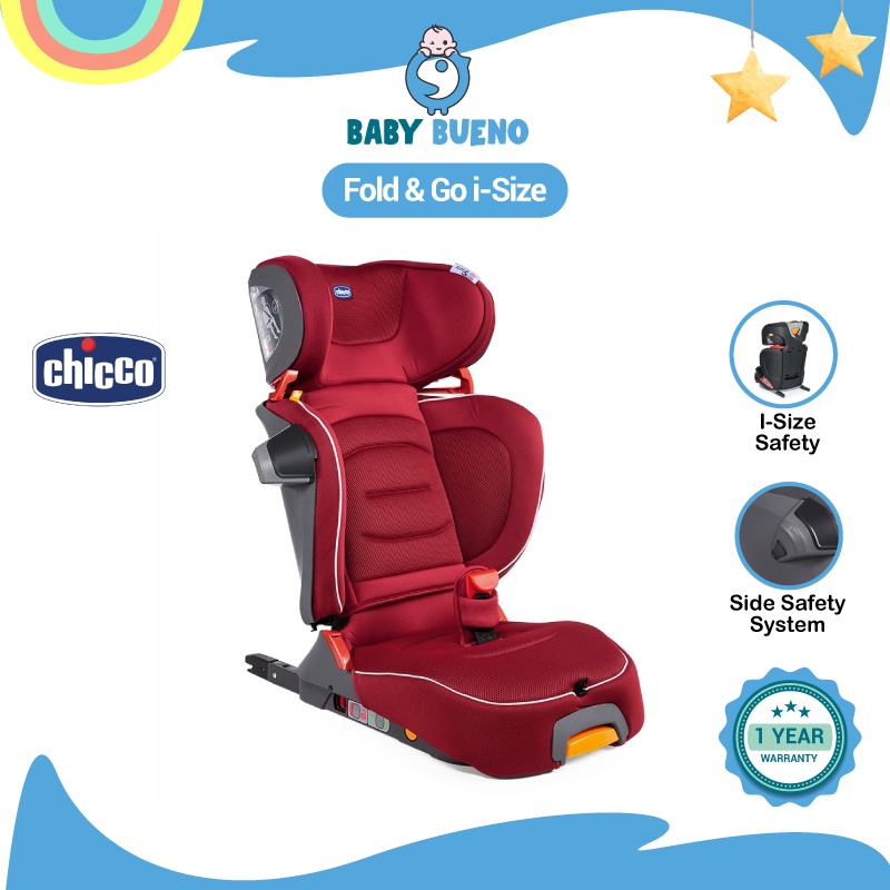 Baby Bueno Chicco Fold & Go iSize High Back Booster Seat Car Seat Baby