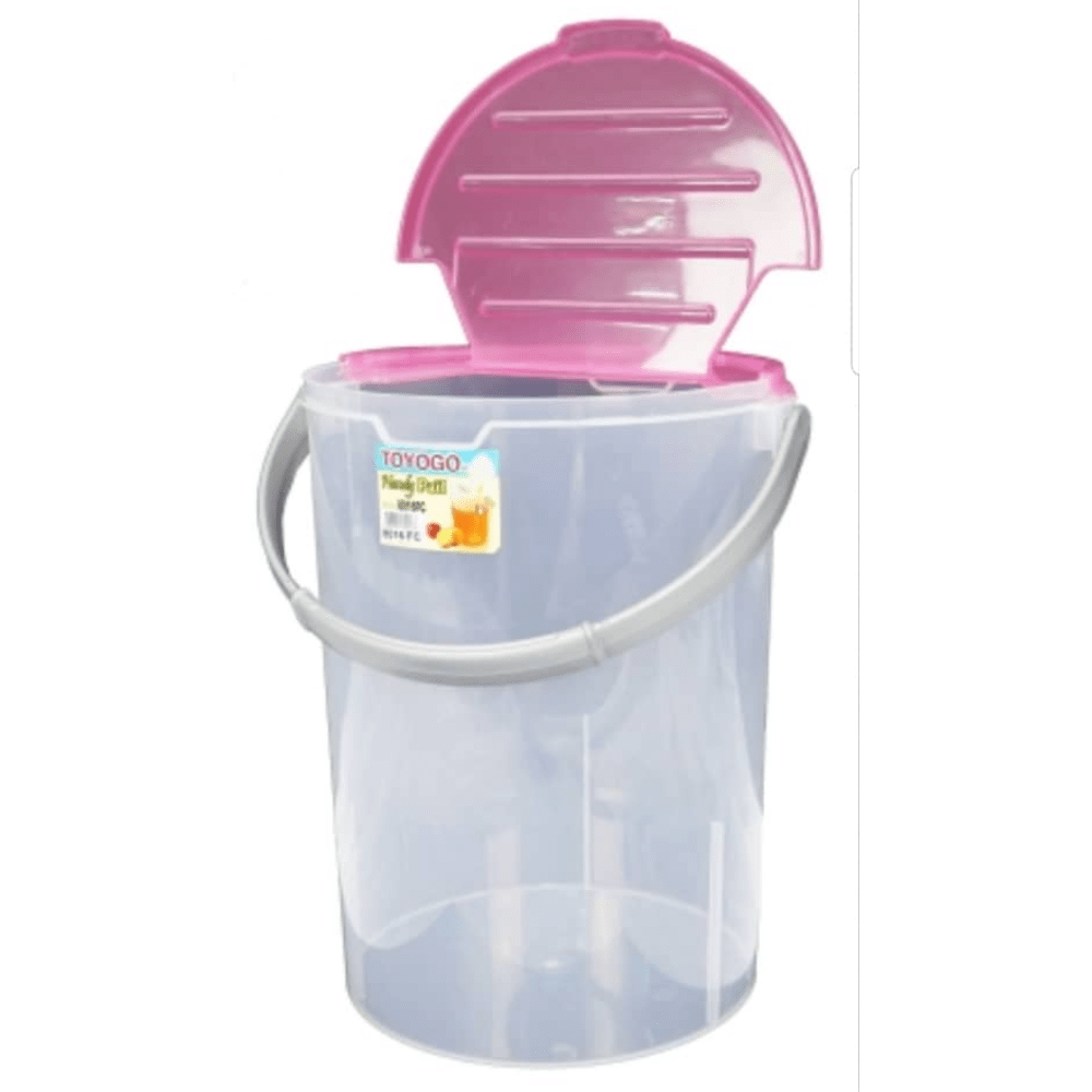 Toyogo 28 Lit /47Lit Handy Round Container w/ Semi Open Cover/ Food