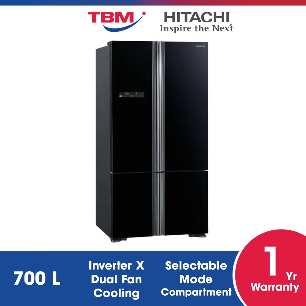 [Klang Valley Delivery Only] Hitachi Fridge 4 Doors Inverter Bottom