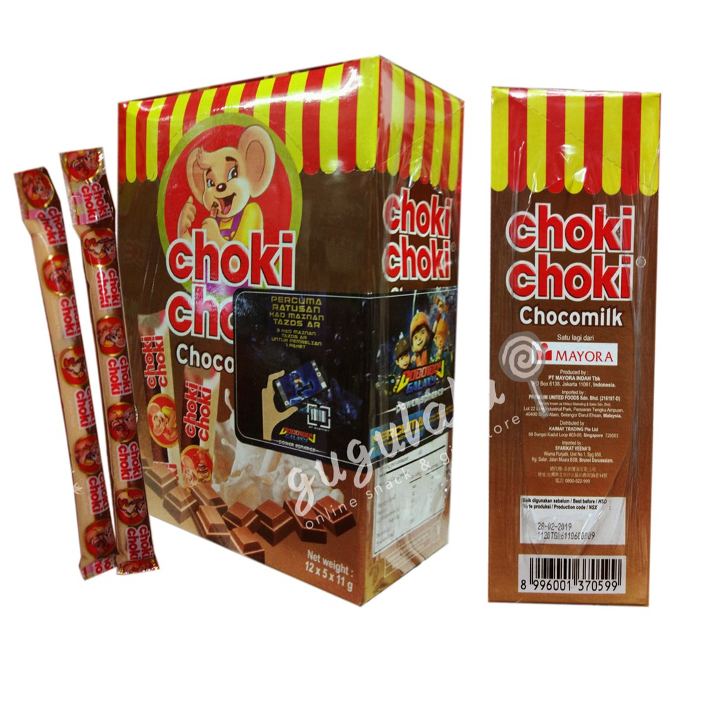 Choki Choki 60's x 11g Shopee Malaysia