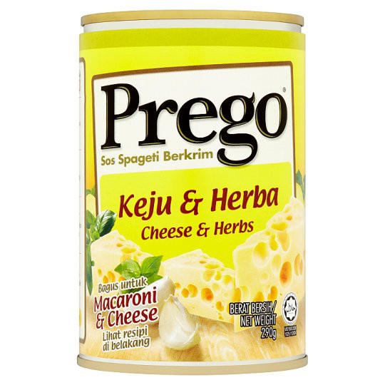 PREGO CHEESE & HERBS PASTA SAUCE / SOS KEJU & HERBA 290GM Shopee Malaysia