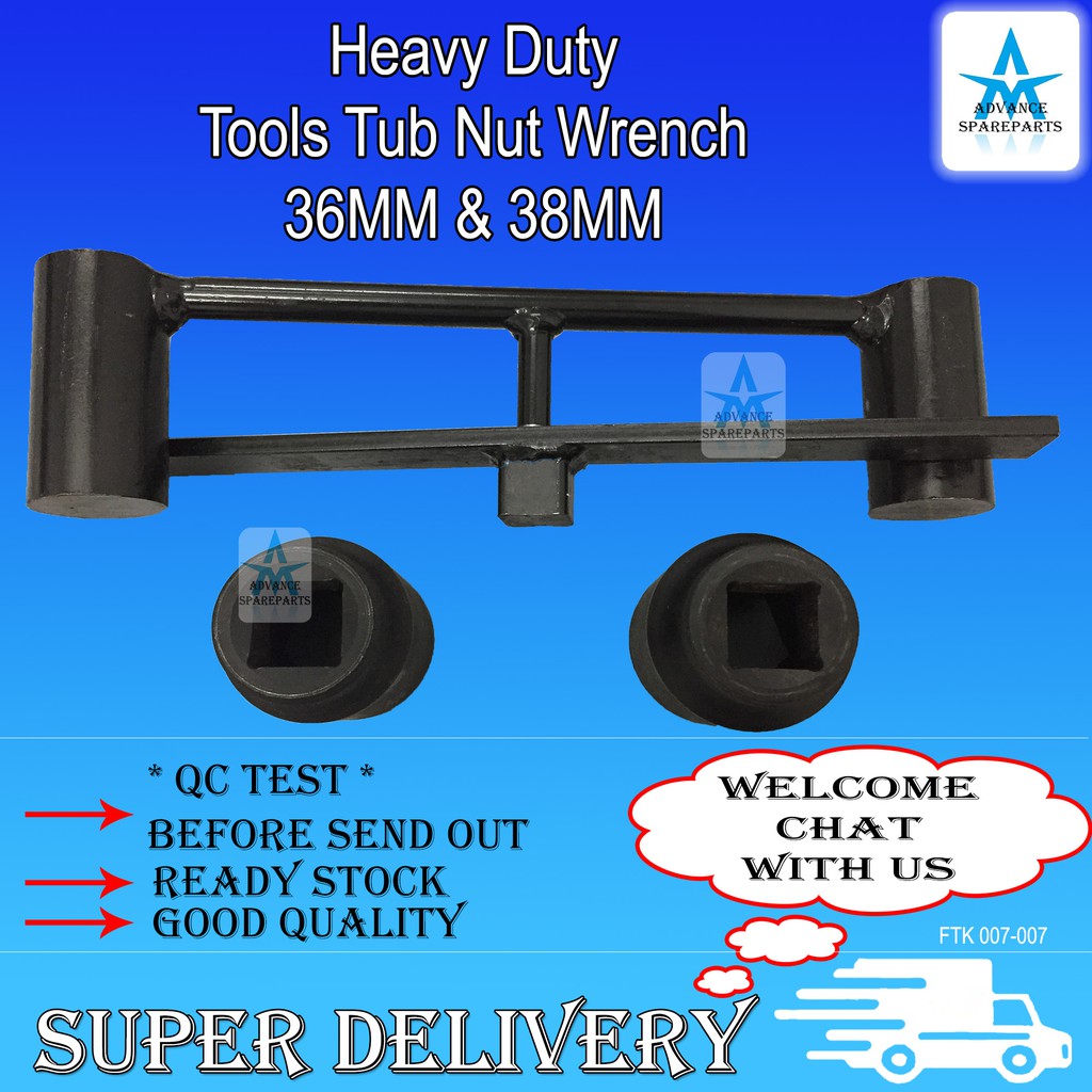 Washing Machine Tools Tub Nut Wrench 36MM & 38MM Heavy Duty Shopee