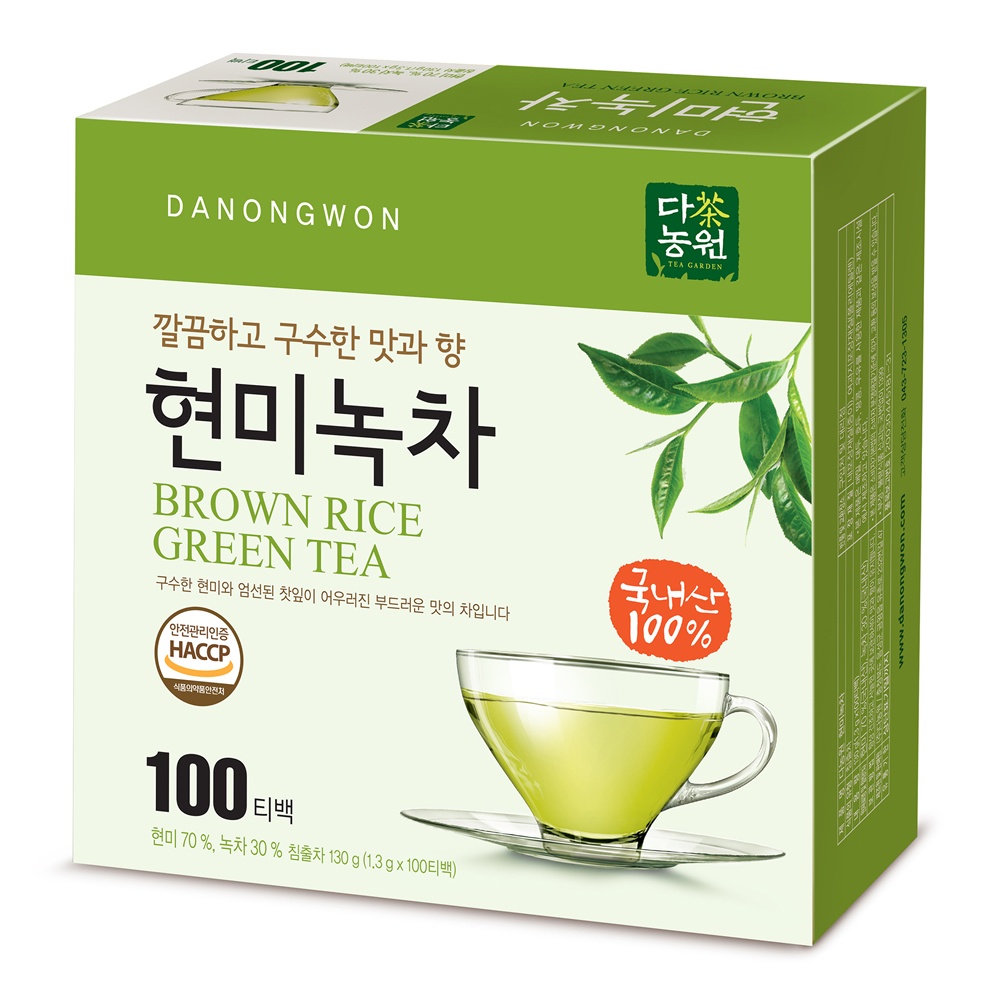 Danongwon Korean Brown Rice Green Tea 100T Shopee Malaysia
