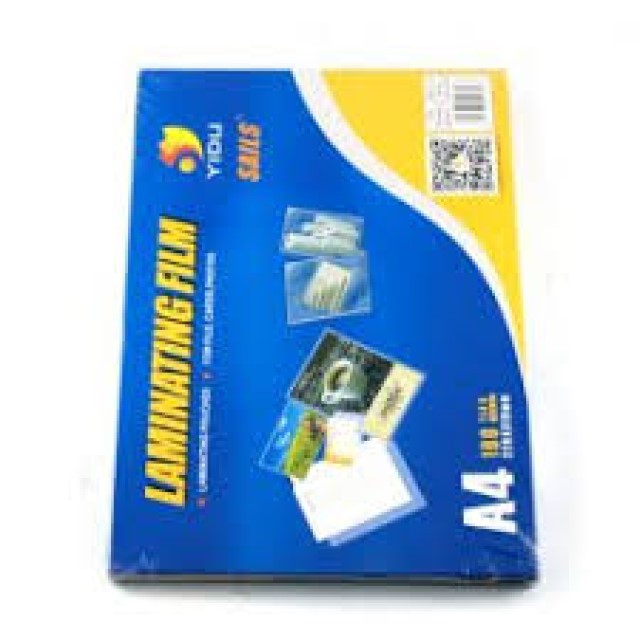 Plastic Laminated Film 200 MIC A4 / PLASTIC Laminated PLASTIC 100