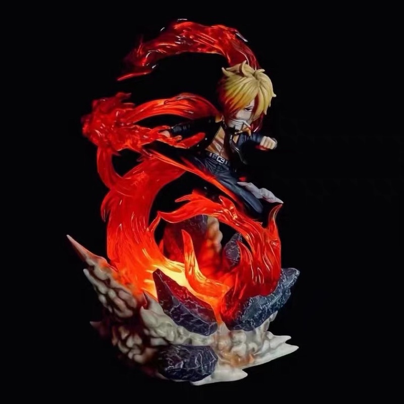 ️ Onepiece Sanji Gk hobbytoys ️ Gk copy resin ️action figure with led ️